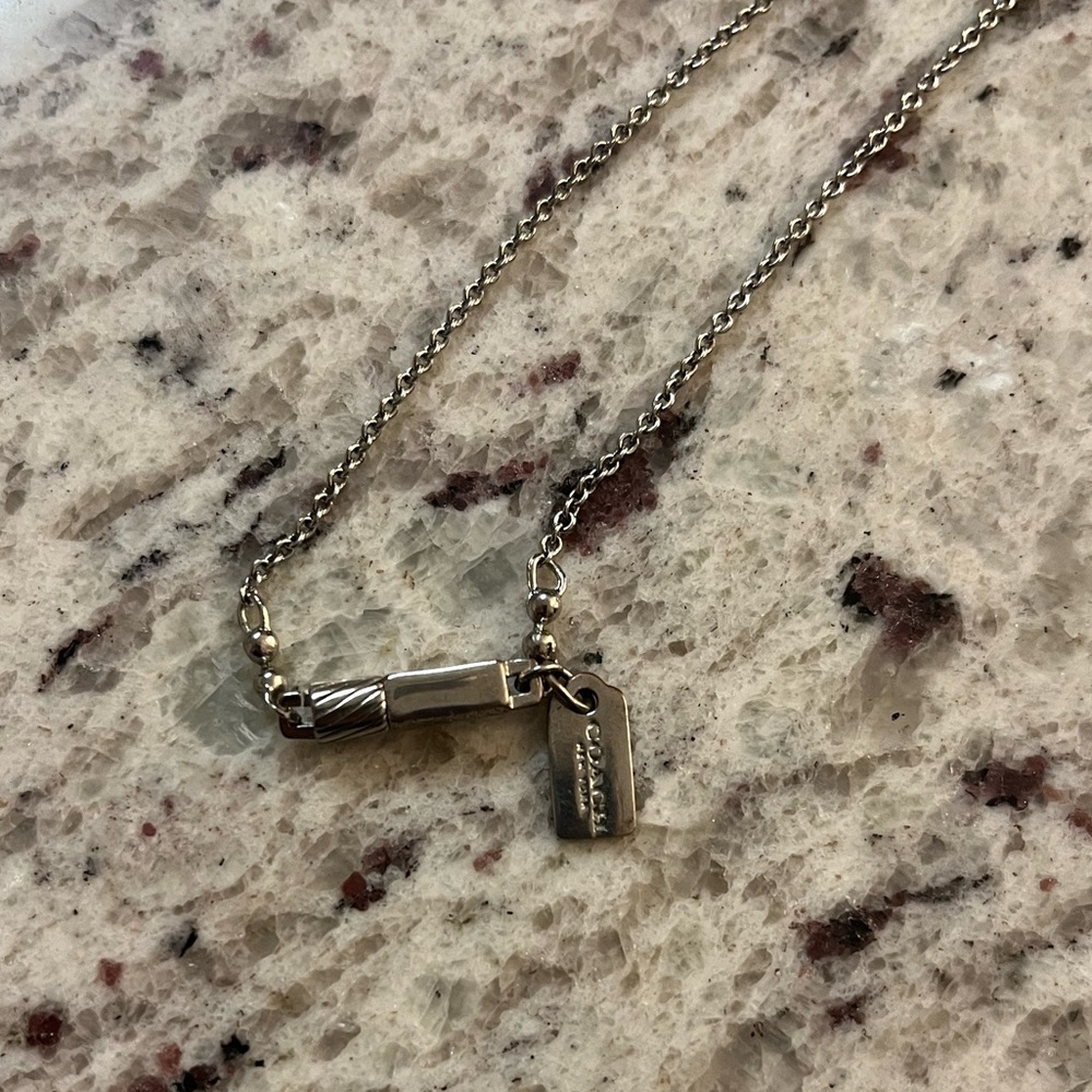 Coach Sterling Silver Necklace